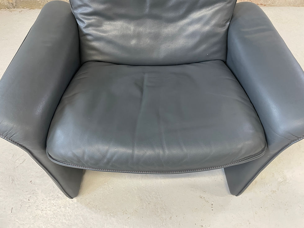 Miniaturbild: De Sede DS 50 Sessel aus Leder in Grau