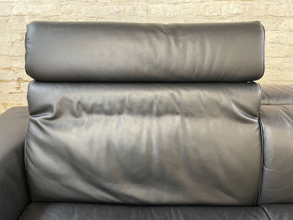Miniaturbild: Ewald Schillig Dreisitzer Sofa aus Leder Modell Santos