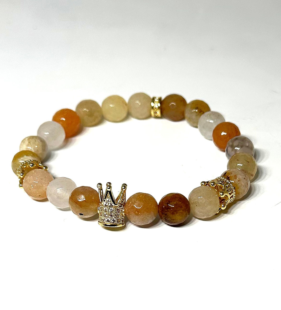 Agate Crown Bracelet(Gold)