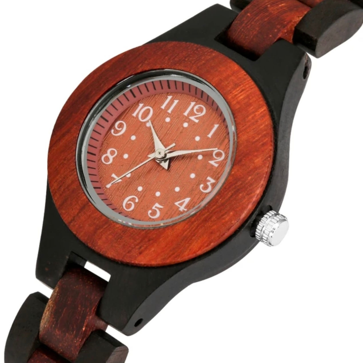 Mookatite/Wood Watch Bracelet Set