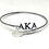 Thumbnail: Alpha Kappa Alpha Chrome Bracelet