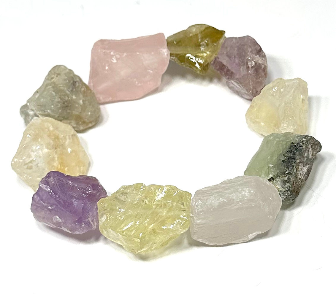 Raw Quartz Crystal Bracelet(Jumbo)