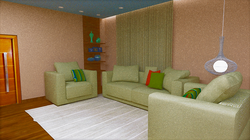 render sala de estar