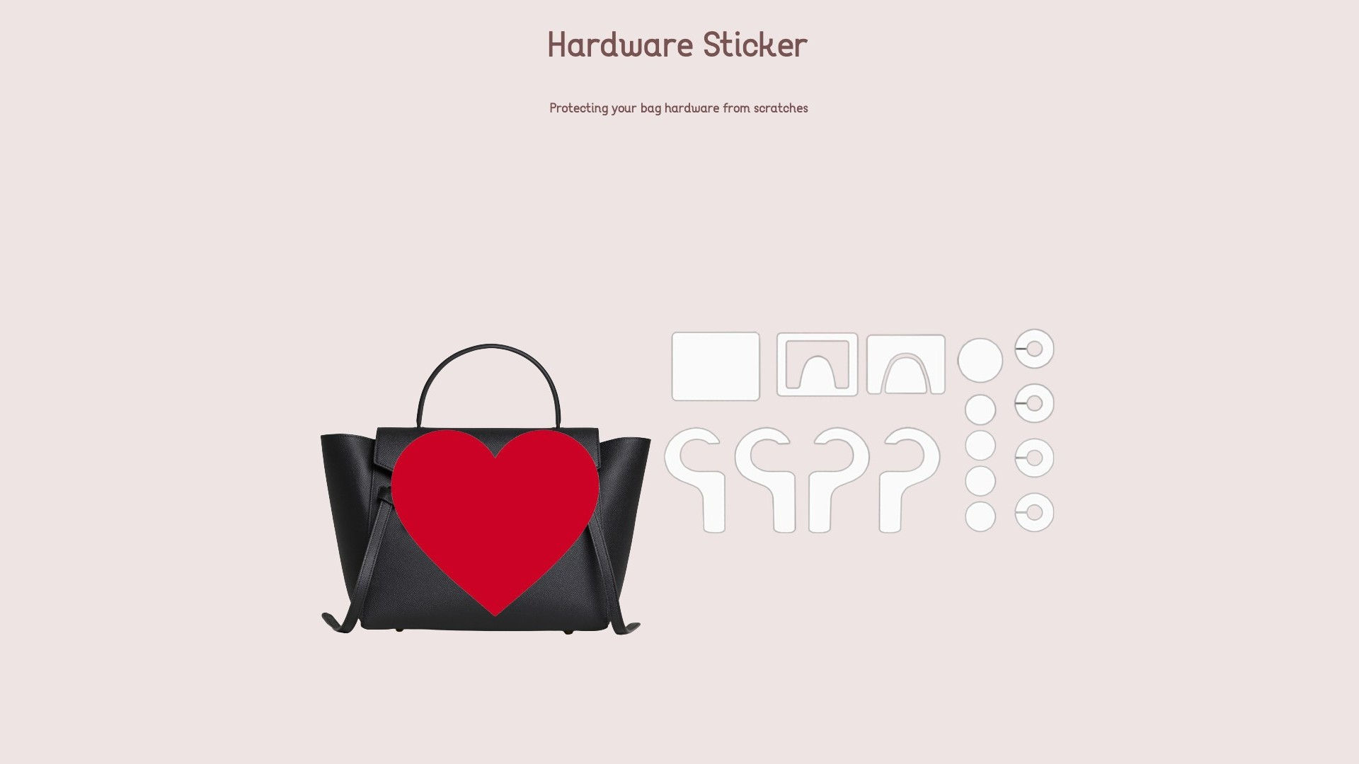 Hardware Protector Sticker for Celine Belt Bag