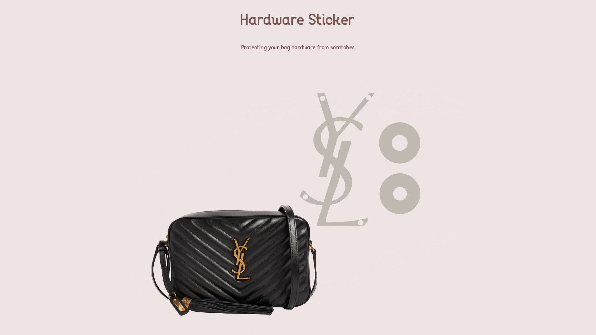 Hardware Protector Sticker for YSL Lou Camera Bag