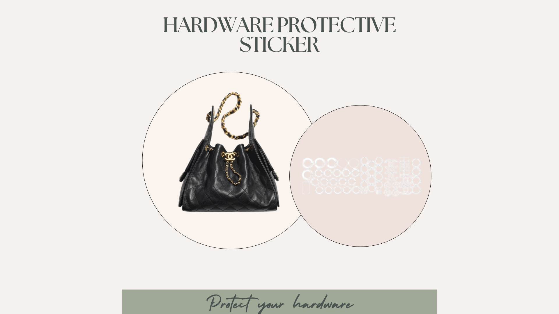 Hardware Protector Sticker for Chanel 25