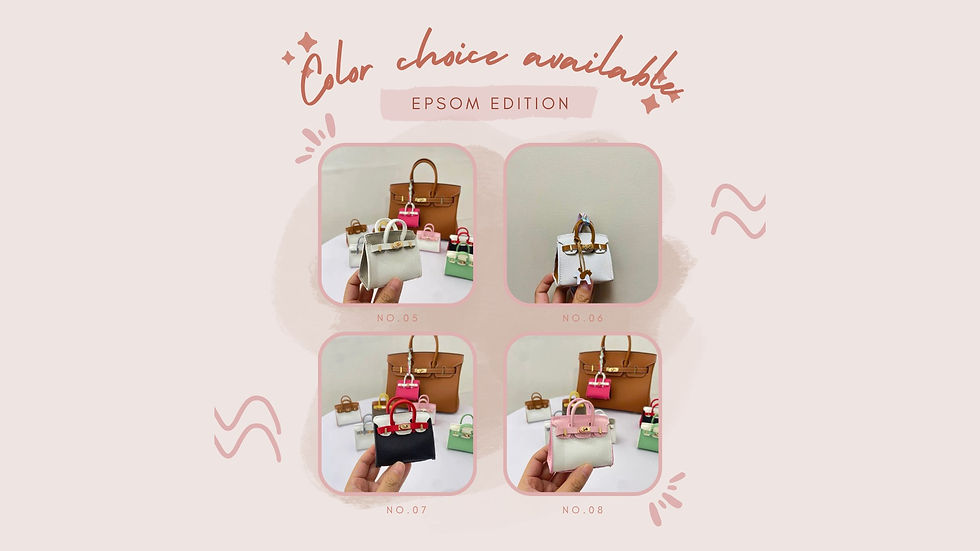 Thumbnail: HandMade Birkin Bag Charms
