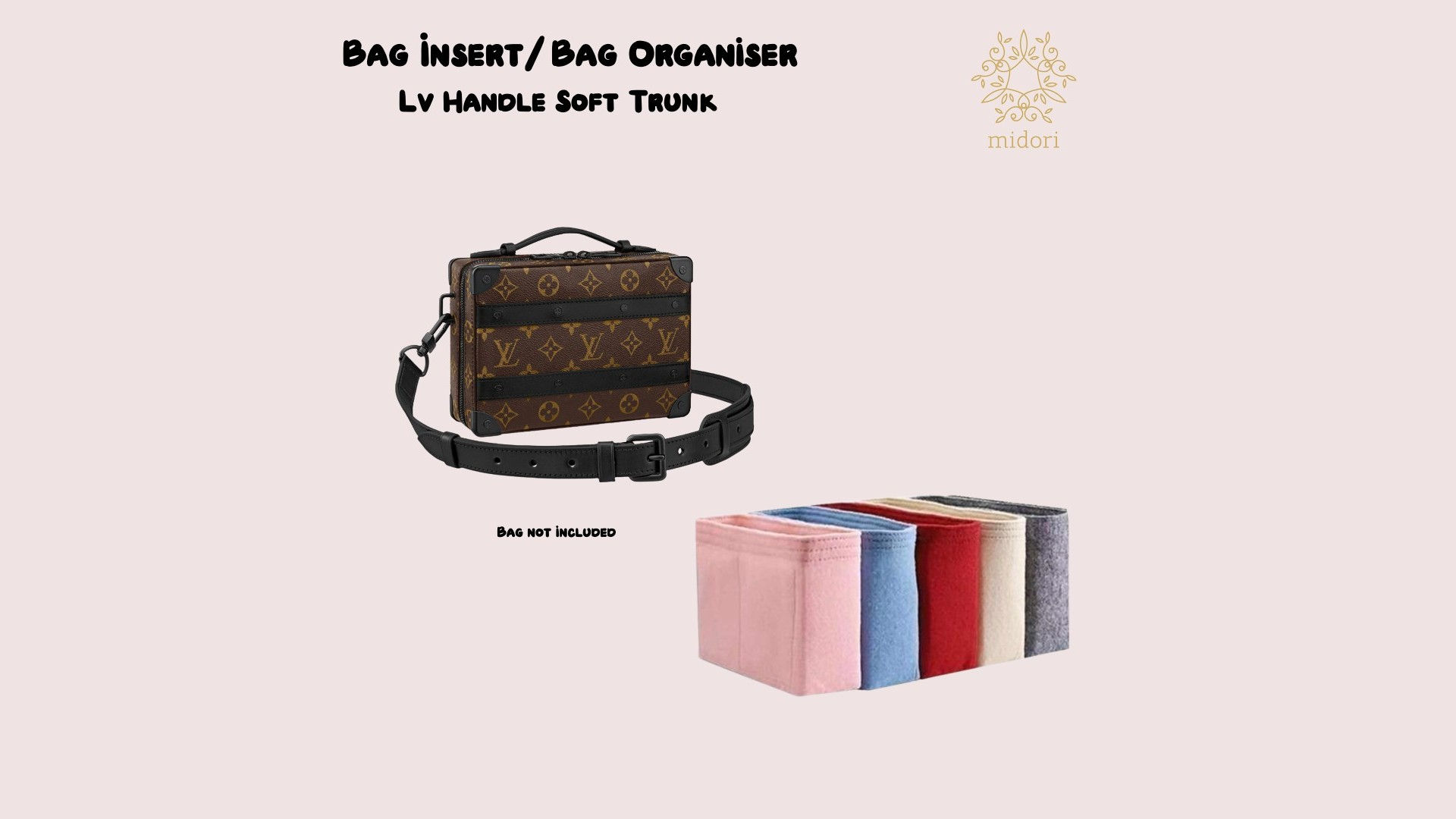 Bag Organiser Bag Insert for Lv Handle Soft Trunk