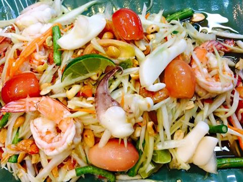 6-1 ส้มตำทะเลแซบๆ3รส