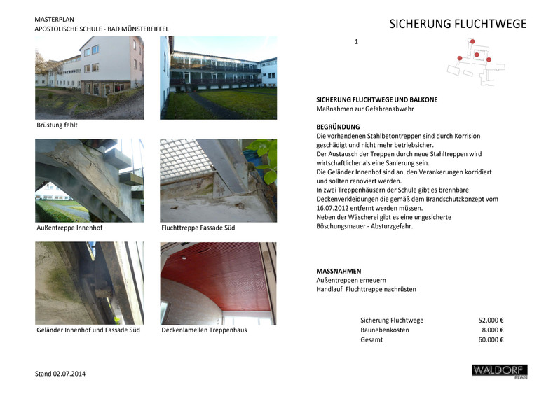 Sicherung Fluchtwege