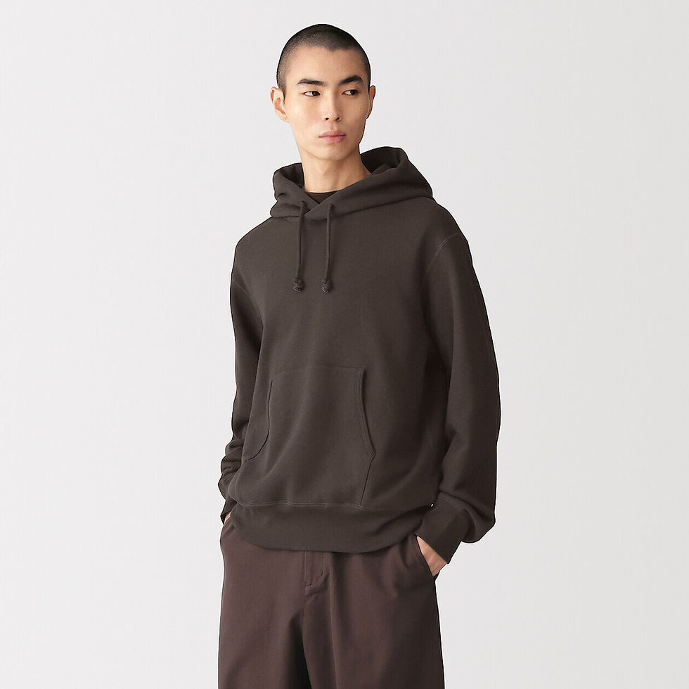 Thumbnail: LABO Mens Traditional Knit Method Sweat Hoodie
