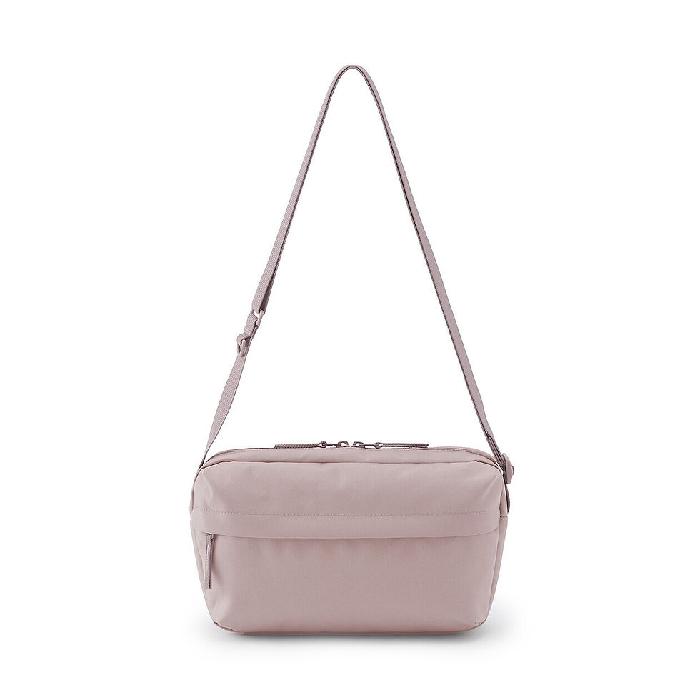 Thumbnail: Recycled Polyester Shoulder Bag With Back Pocket