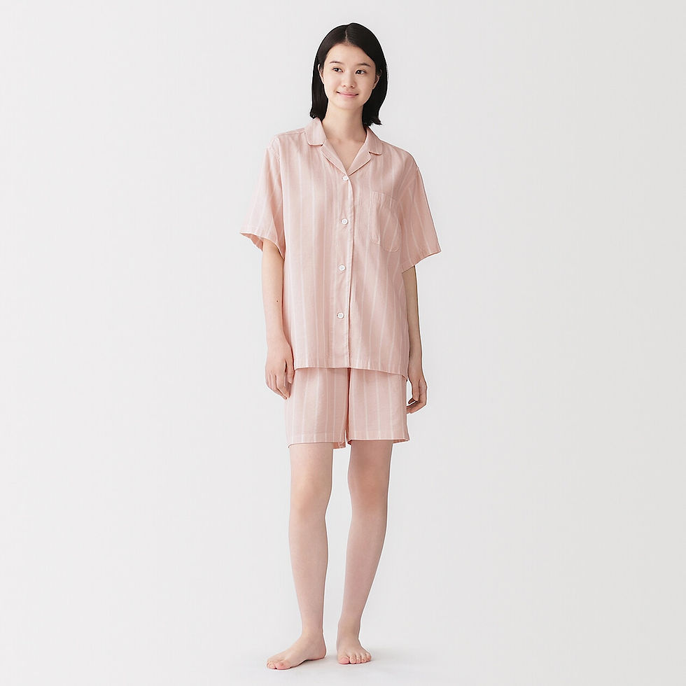 Thumbnail: Women's Cool Touch Lyocell Blend Short Sleeve Pajamas