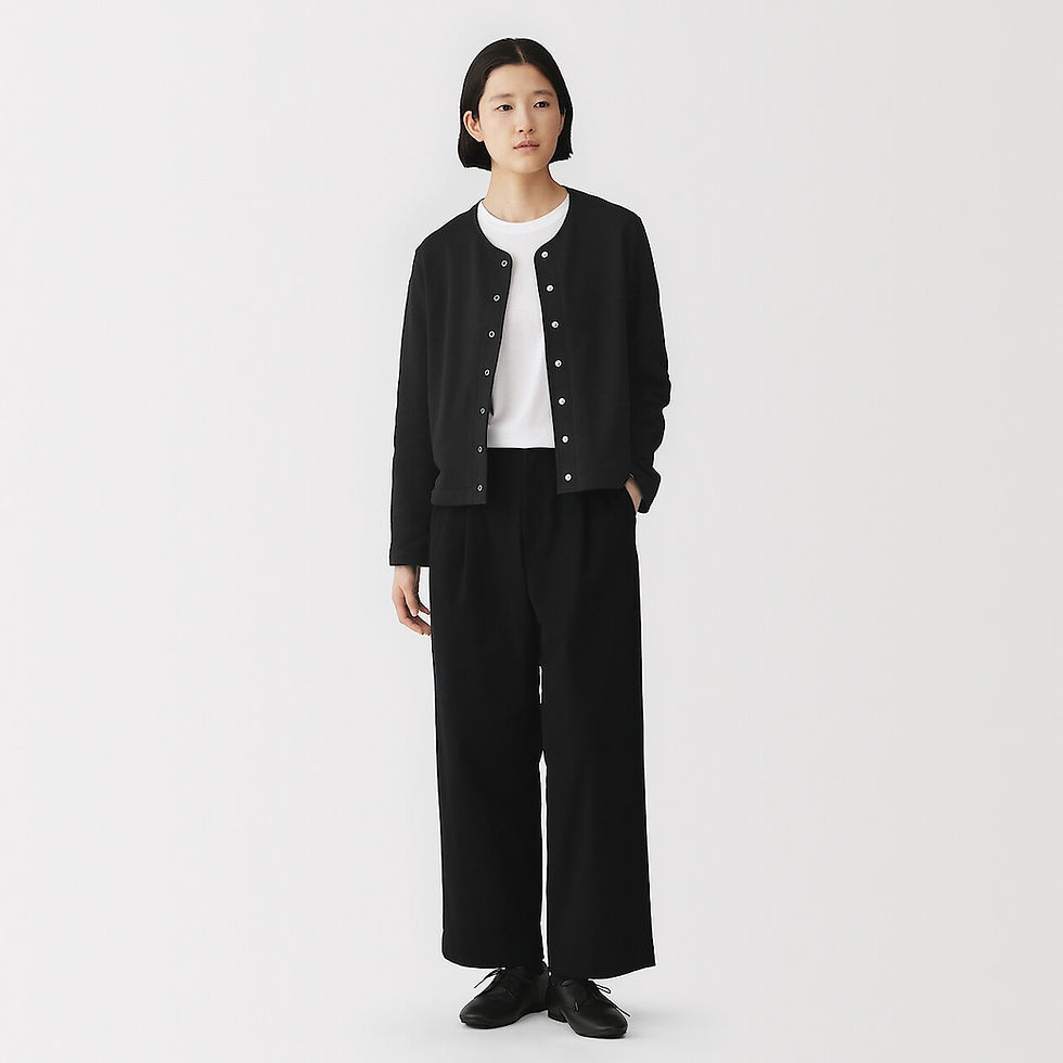 Thumbnail: Womens French Terry Sweatshirt Cardigan