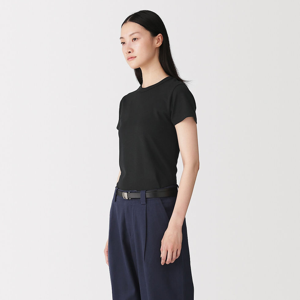 Thumbnail: LABO Womens Linen Blended Short Sleeve T-Shirt