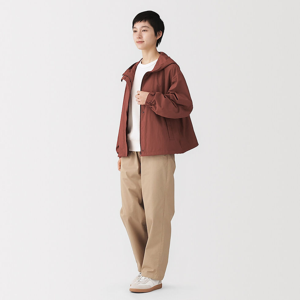 Thumbnail: Womens Water Repellent UV Protection Hooded Blouson