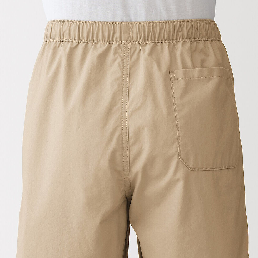 Thumbnail: Mens Washed Broadcloth Short Pants