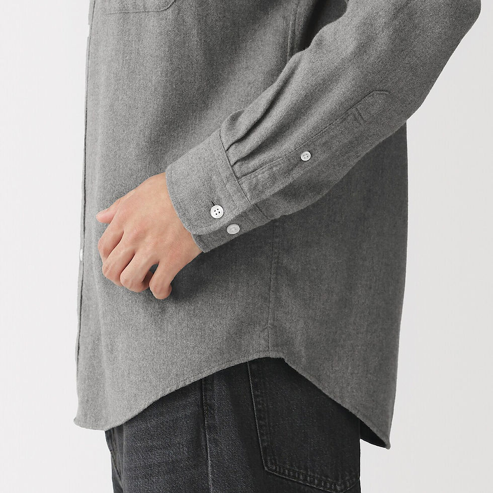 Thumbnail: Mens Flannel Long Sleeve Shirt
