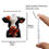 Thumbnail: ACRYLIC CUTE COW REAR VIEW MIRROR HANGER/ORNAMENT (MULTIPLE STYLES)