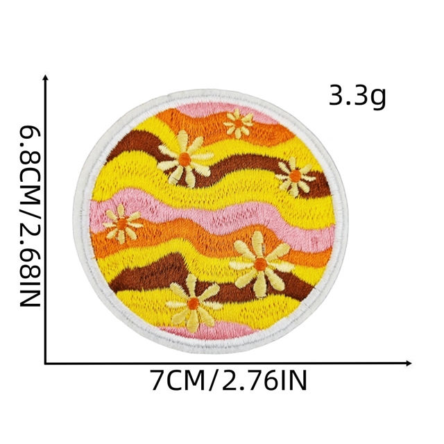 Thumbnail: PEACE SIGNS & 1970'S HIPPIE IRON-ON PATCHES (MULTIPLE STYLES)