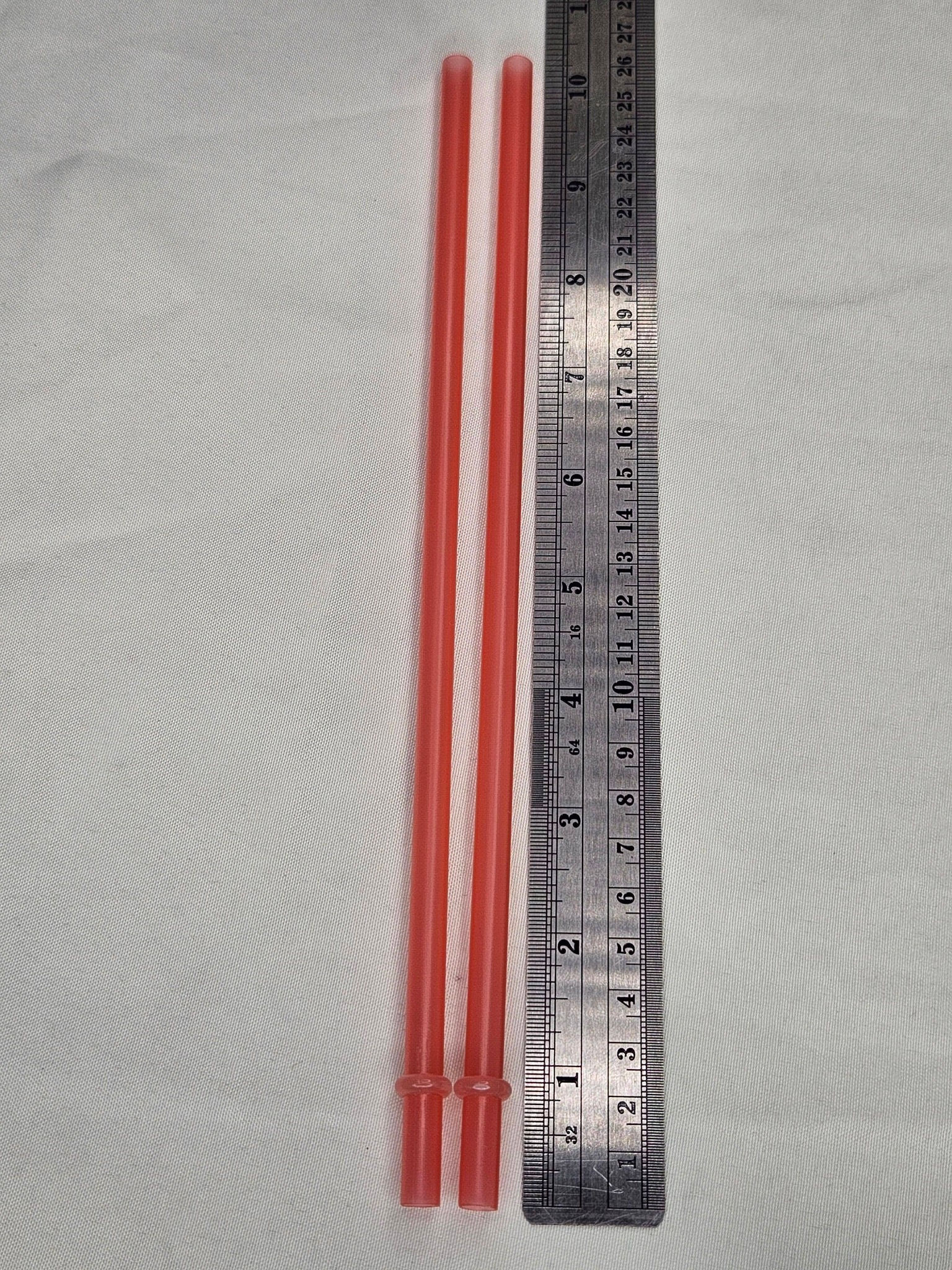 10 1/8" 20oz PLASTIC STRAW (SOLID TRANSPARENT COLORS)