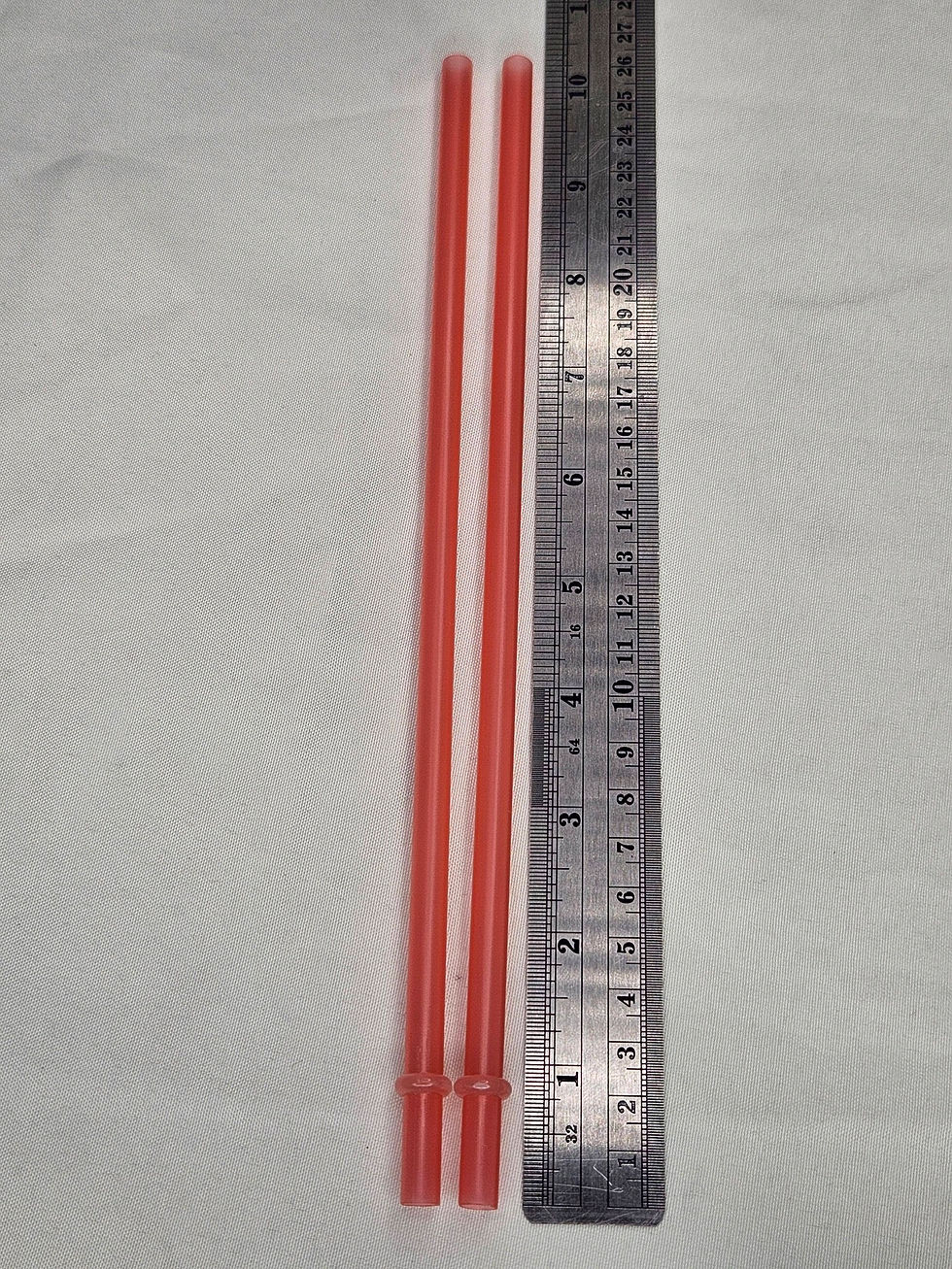 Thumbnail: 10 1/8" 20oz PLASTIC STRAW (SOLID TRANSPARENT COLORS)