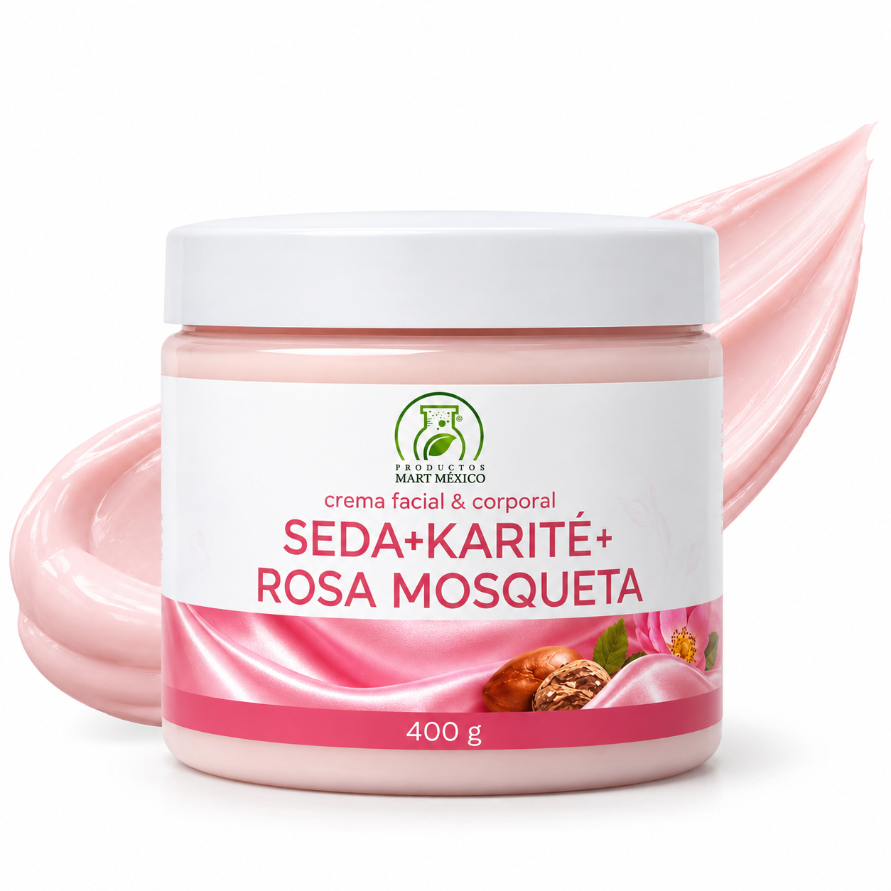 Crema Facial & Corporal Seda + Karité + Hialurónico