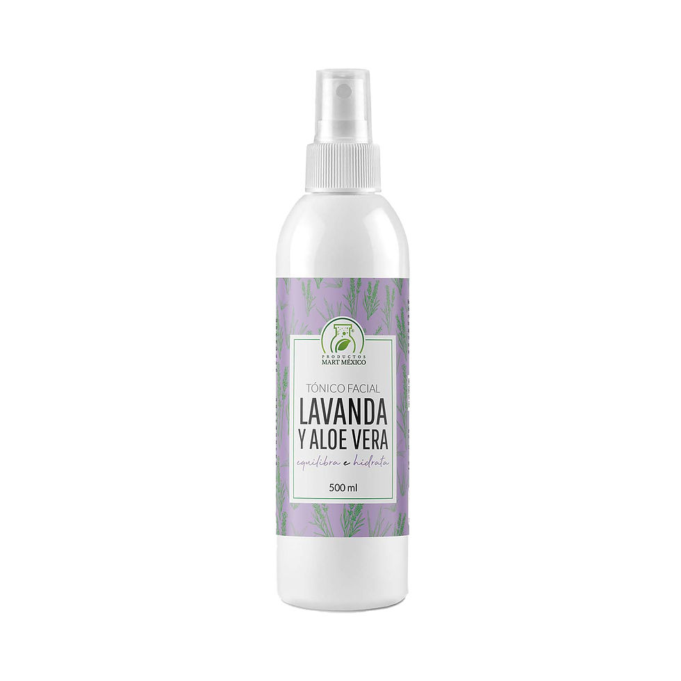 Tónico Facial Agua De Lavanda & Aloe Vera