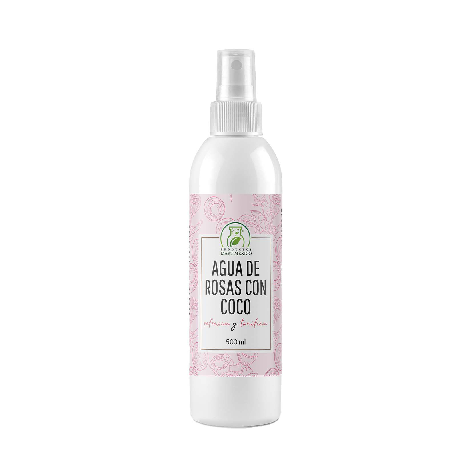Agua De Rosas Con Coco Hidratante Facial