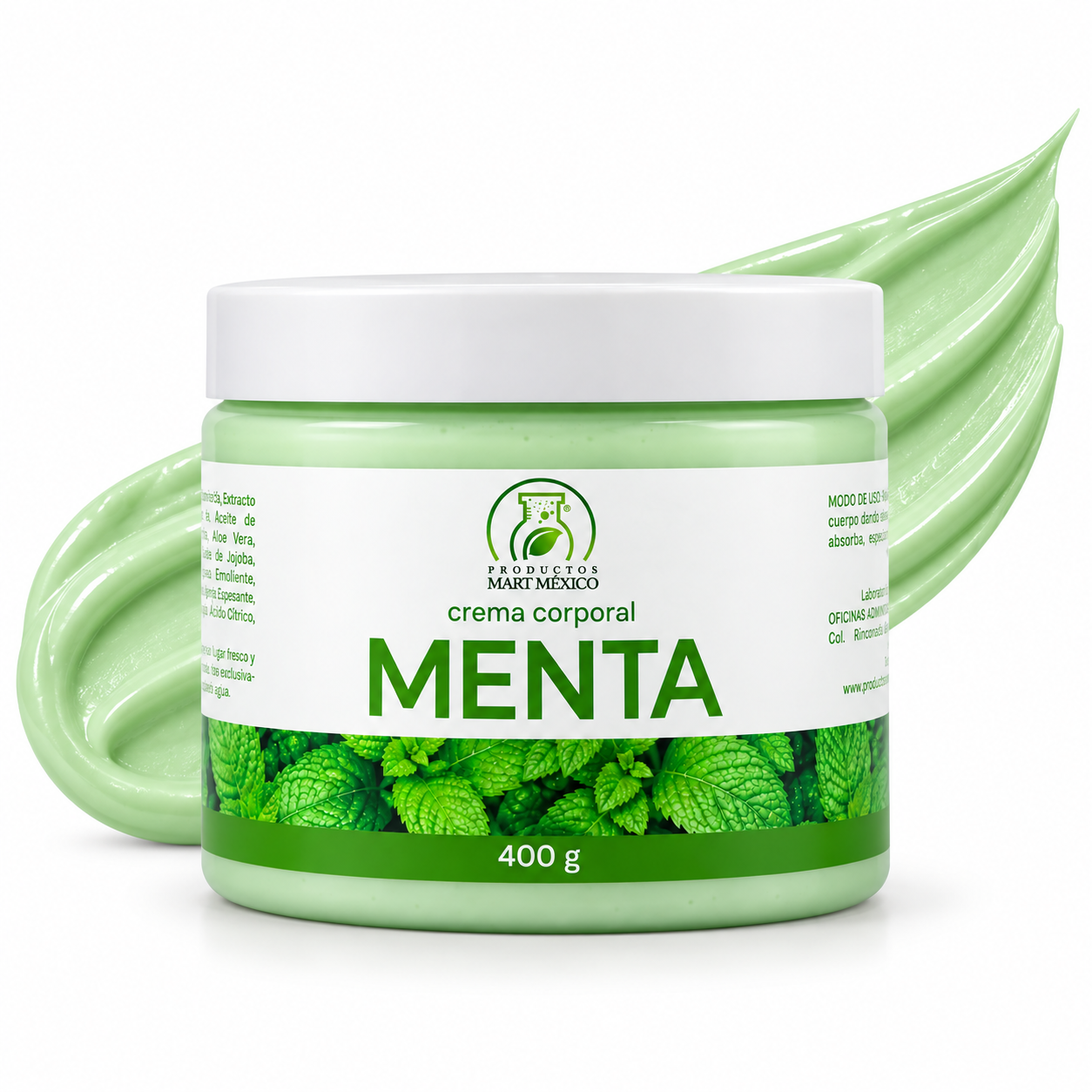 Crema Corporal & Facial Menta Sensación Refrescante