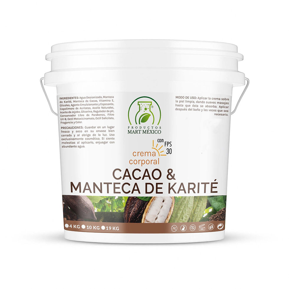 Miniatura: Crema De Cacao & Manteca De Karité Con FPS 30