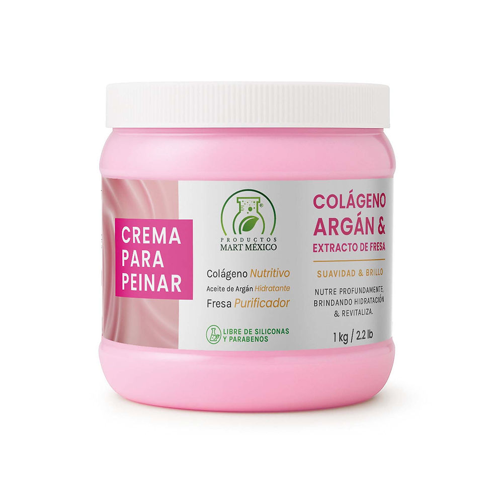 Miniatura: Crema Colágeno, Argán & Extracto De Fresa Capilar