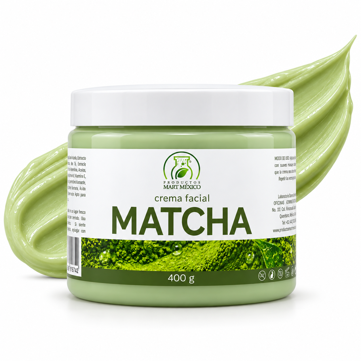 Crema Corporal & Facial Matcha Piel Fresca y Radiante