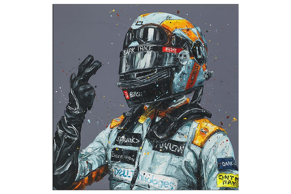 Monaco Lando Hand Embellished Print