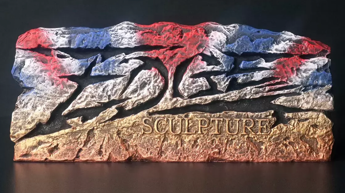 Matt Buckley | Edge Sculpture Point of Sale Sign