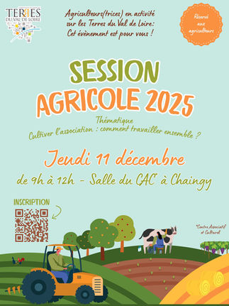 Agriculteurs(trices) sur le territoire ? Prochaine session agricole...