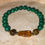 Miniature : Bracelet Bosque Dorado – Malachite & Ambre du Chiapas