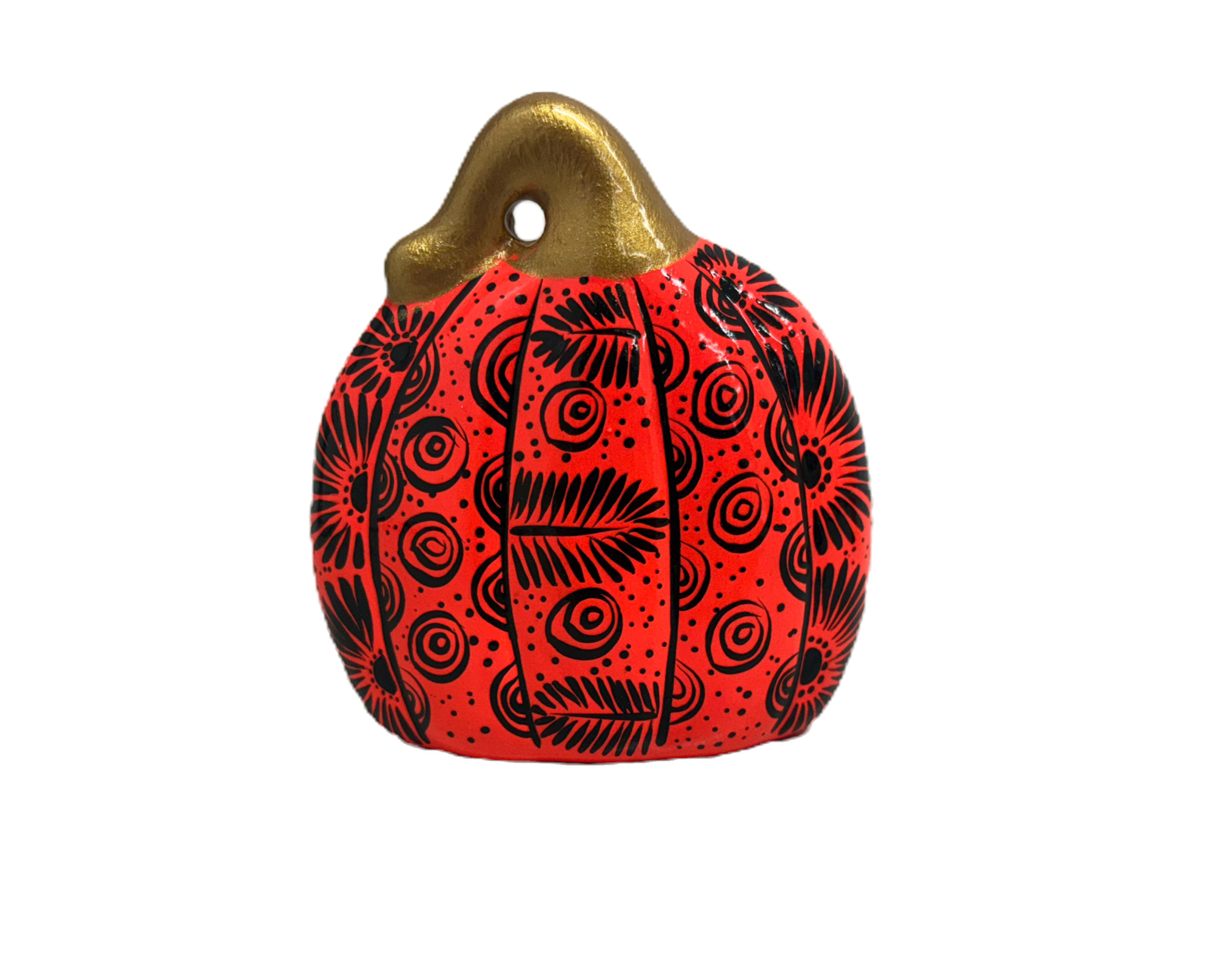 Citrouille décorative artisanale “Espíritu Rojo”