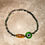 Miniature : Bracelet Ojo Verde – Ambre & Agate verte