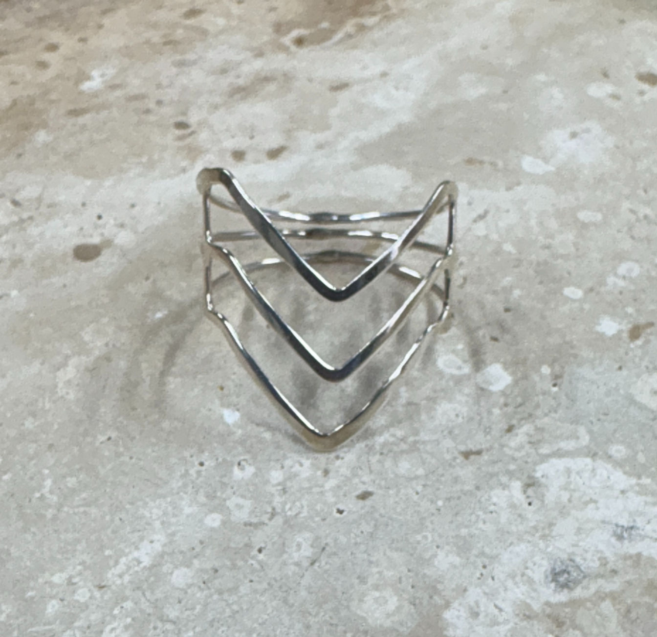 Bague sculpturale en argent massif 925 – Taxco