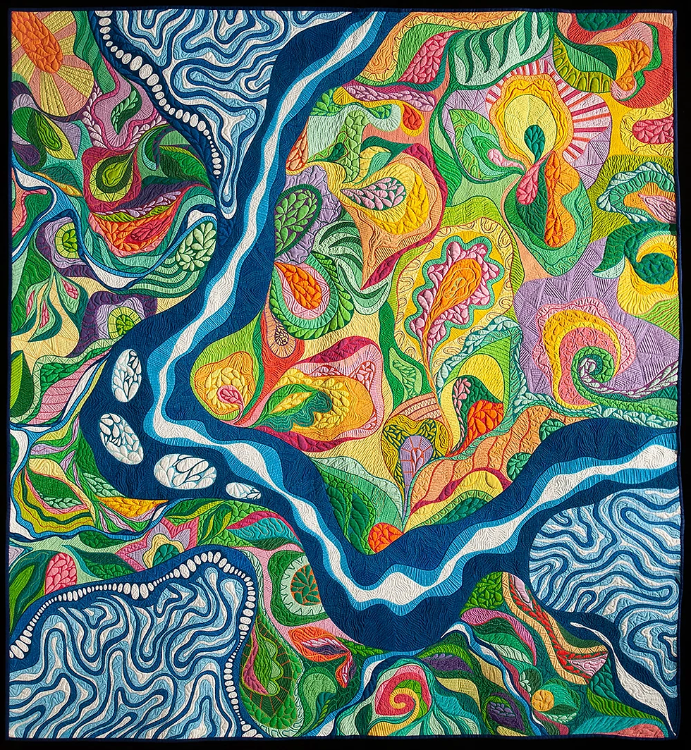 "The Naughty Corner" | Tania Tanti of Altona Meadows | Photo Credit: Quilts.com