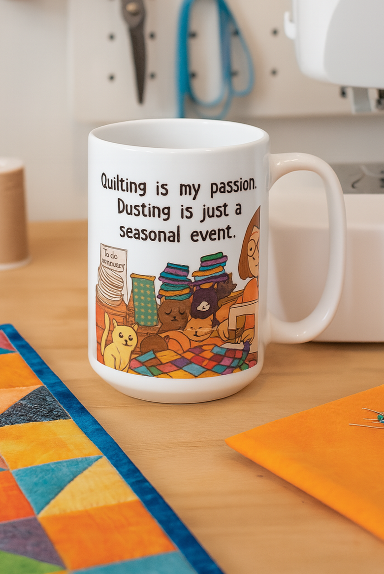 This mug is my own design — available now in my Etsy shop!