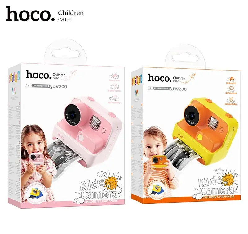 HOCO DV200 – מצלמה לילדים עם הדפסה מיידית