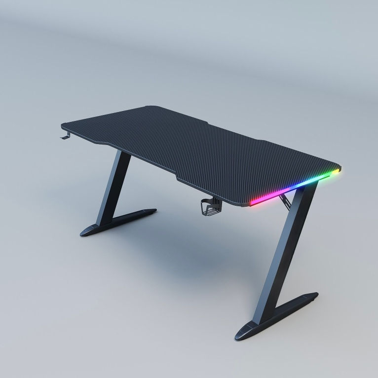 שולחן למחשב Zero Lag RGB ללא משטח לעכבר