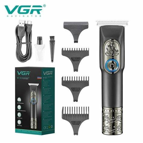 מכונת תספורת מקצועית נטענת עם להבים אפס VGR V-963