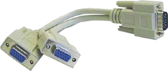 כבל מפצל VGA ל 2 שקעים SAKAL