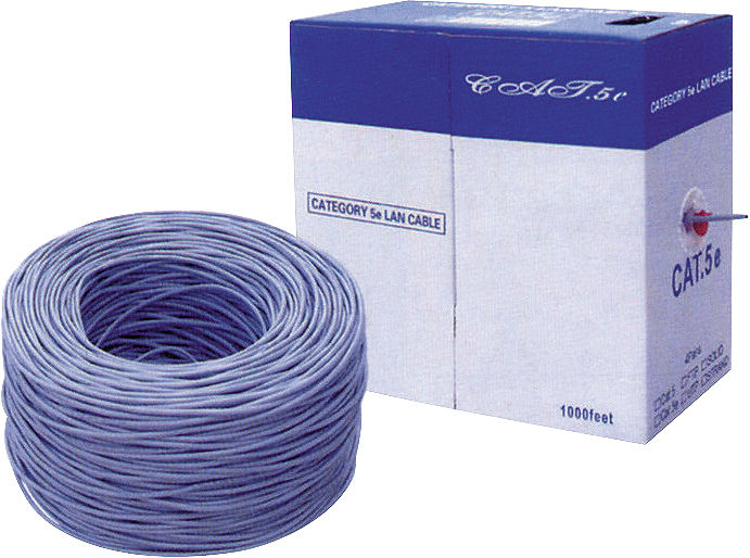 כבל רשת בתקן CAT 6E בגליל 100 מטר