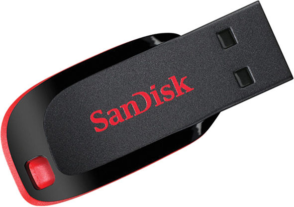 התקן USB נייד SAN DISK CRUZER BLADE 32GB