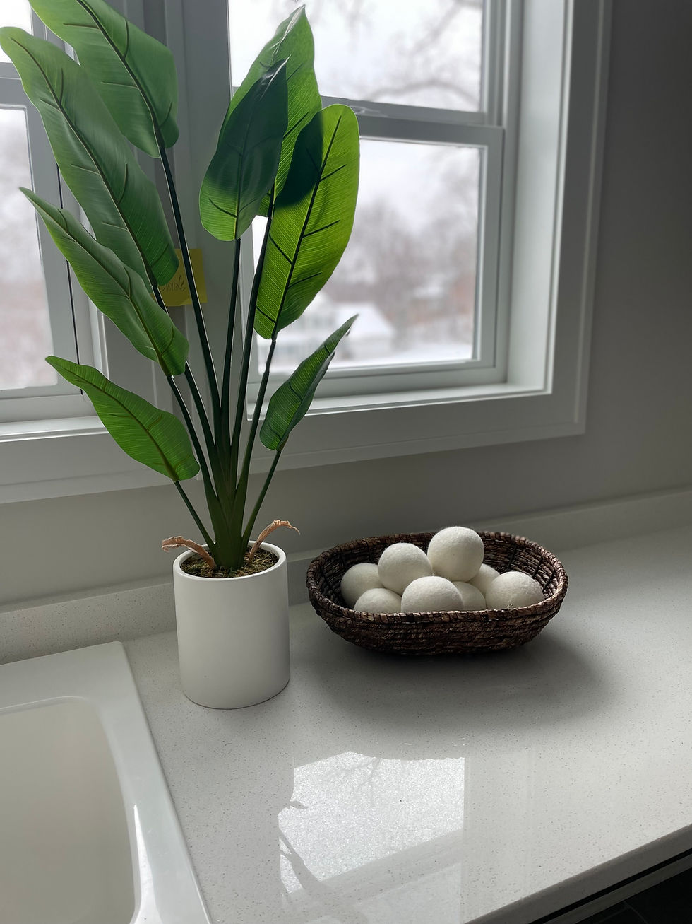Floral in Laundry Room