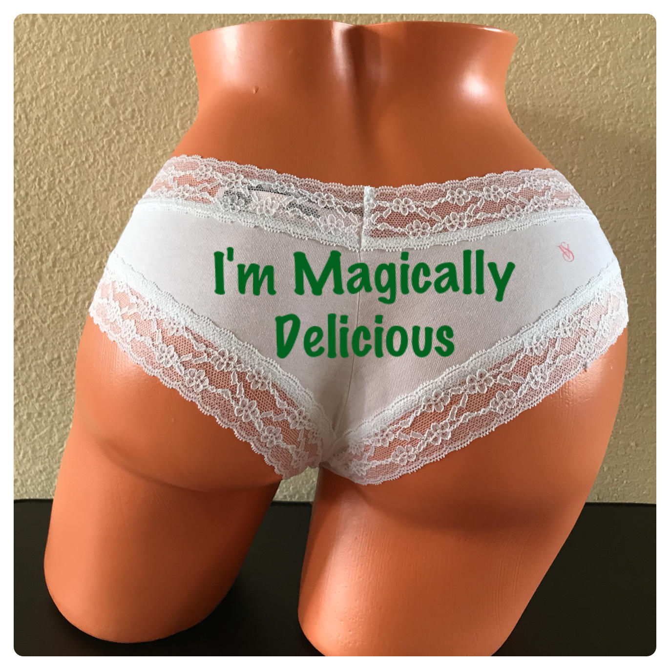 I'm Magically Delicious Victoria's Secret White Cheeky Panty